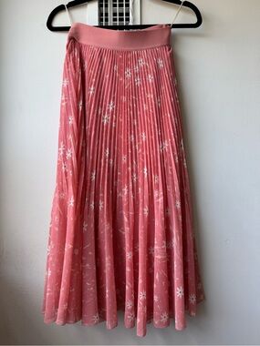 Wilfred Twirl Pink Floral A-Line Skirt